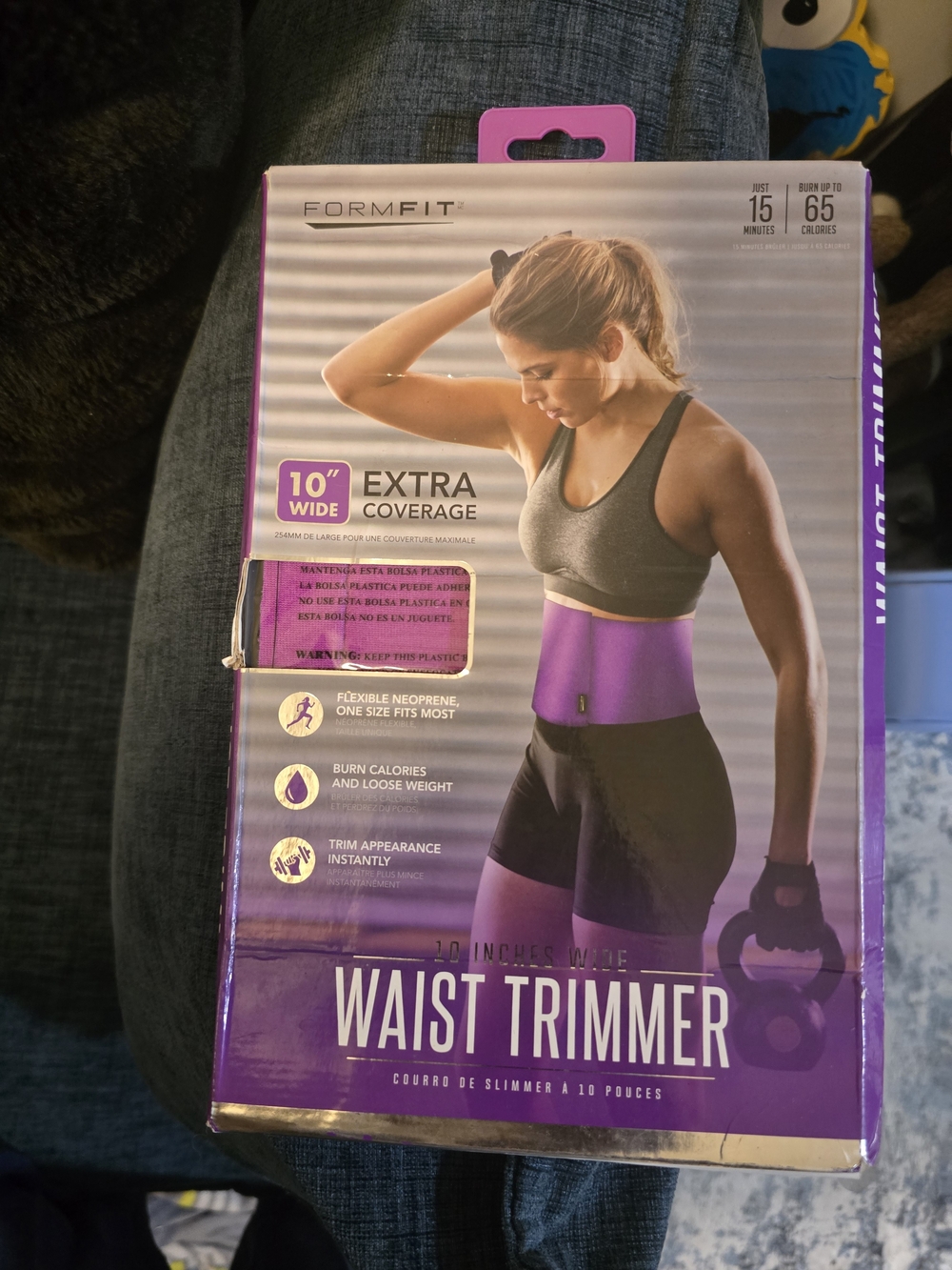 Waist Trimmer – Purple Women’s Fitness Belt